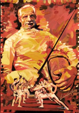 Fencing Portrait of Nevot